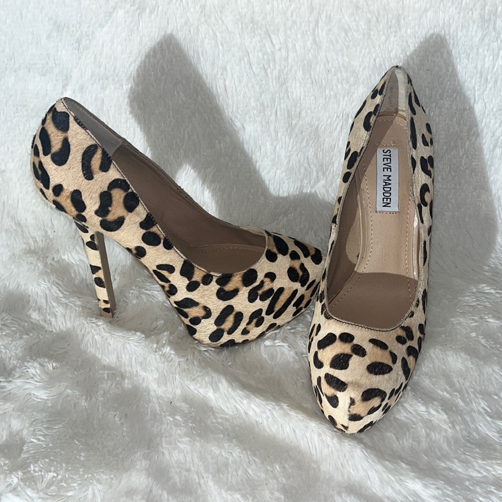 Steve Madden Stiletto Heels Animal Print Women’s Size 7